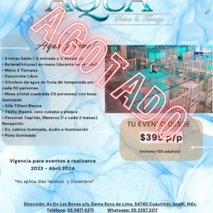 Promoción Aqua